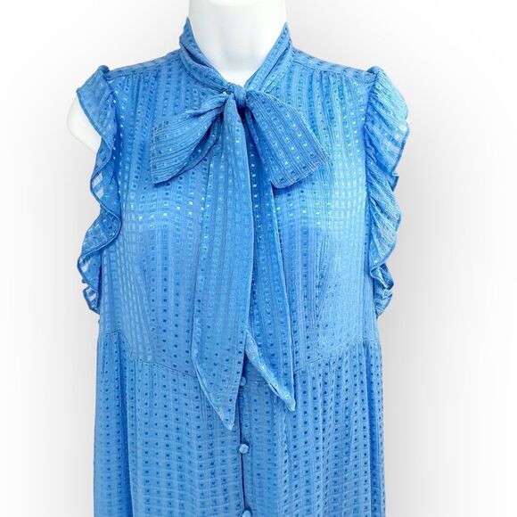 MARIE OLIVER NWT KYLEE SILK-BLEND MAXI DRESS - Picture 5 of 11